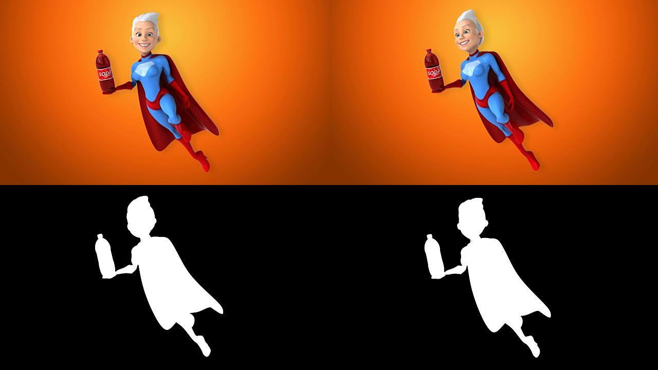 电脑动画-超级女人
