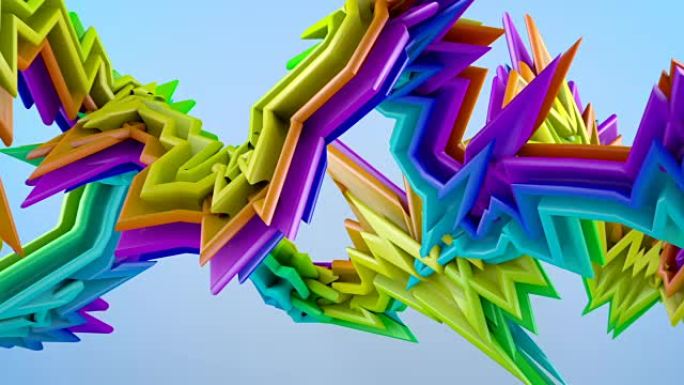 彩色graffity风格3D造型