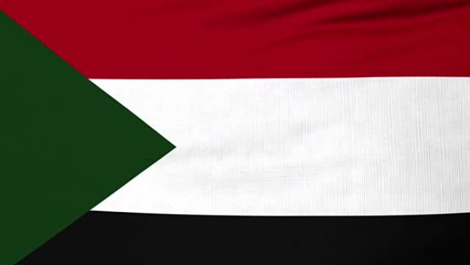 飘扬的苏丹国旗