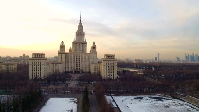 莫斯科的历史建筑鸟瞰图