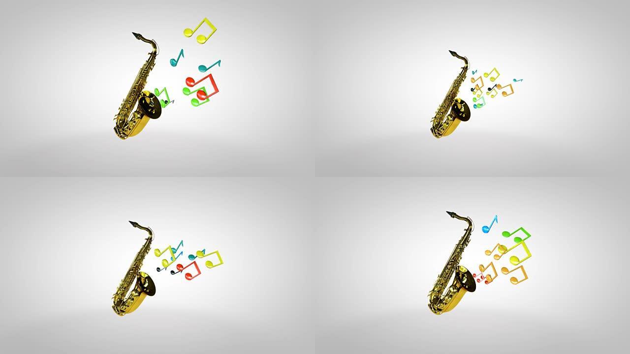 爵士音乐-3D动画