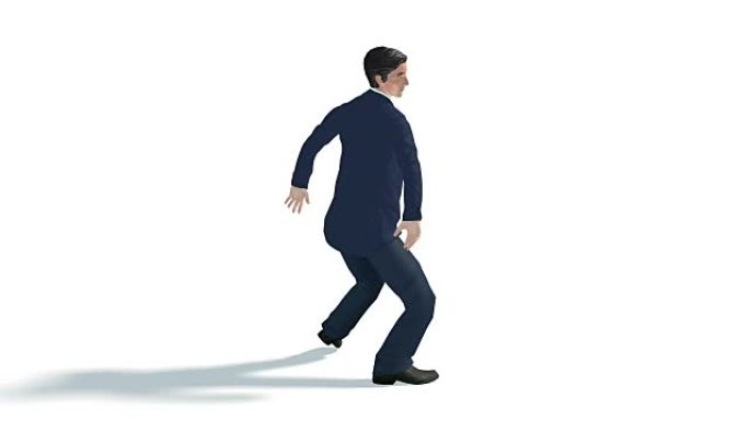 行走的政客3d动画