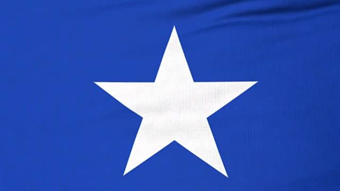 飘扬的索马里国旗