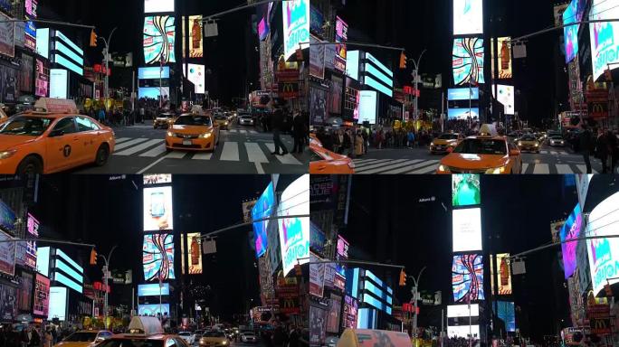 纽约时代广场夜景