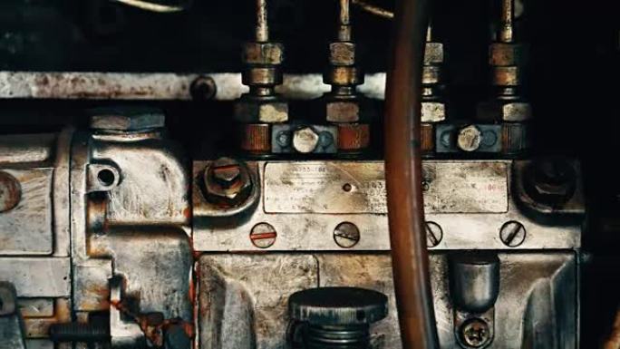 S.E.的古董柴油发动机亚洲。