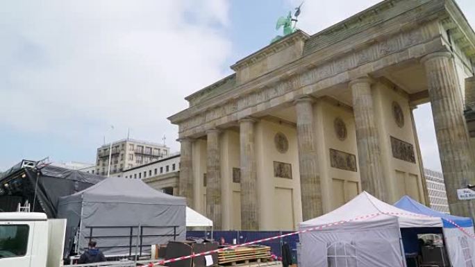 柏林市内的布拉登堡门