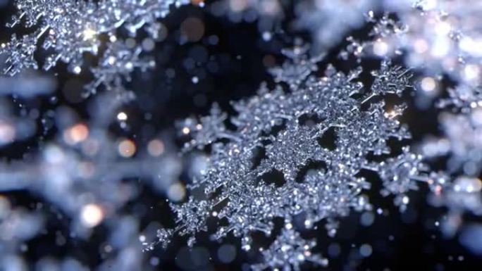 飘落的雪花