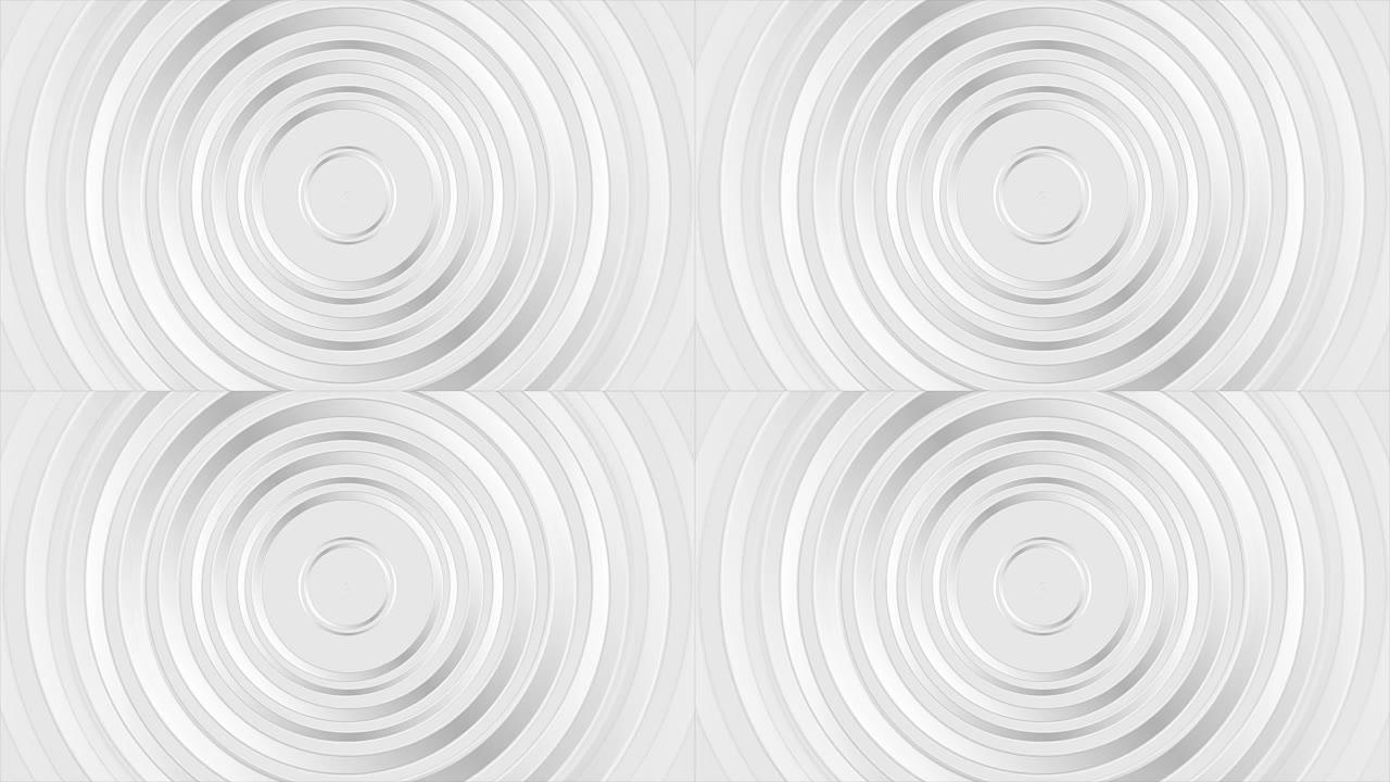 灰色珍珠光泽抽象圆圈视频动画