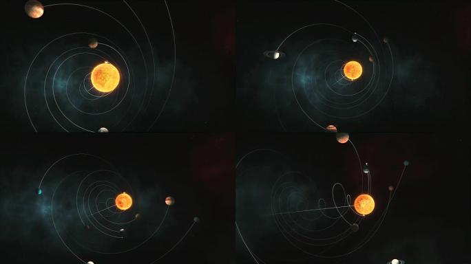 太阳系3D动画