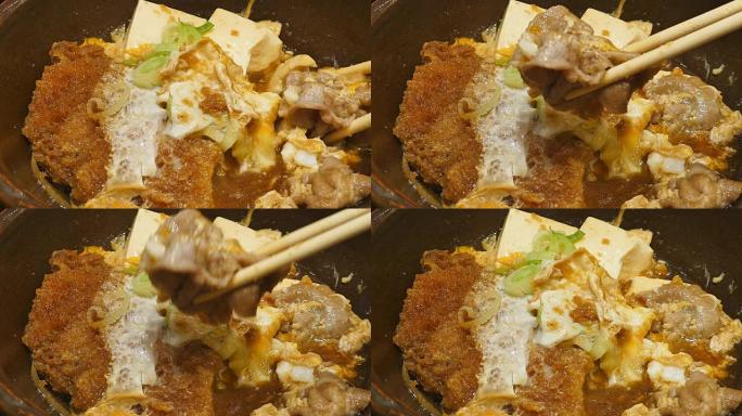 一碗猪肉米饭，日本料理