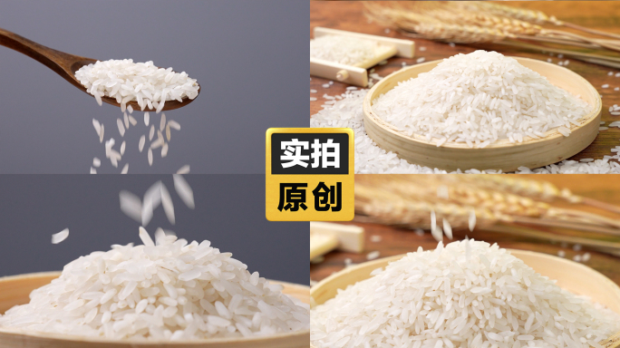 大米稻米家常米泰香米 米创意广告
