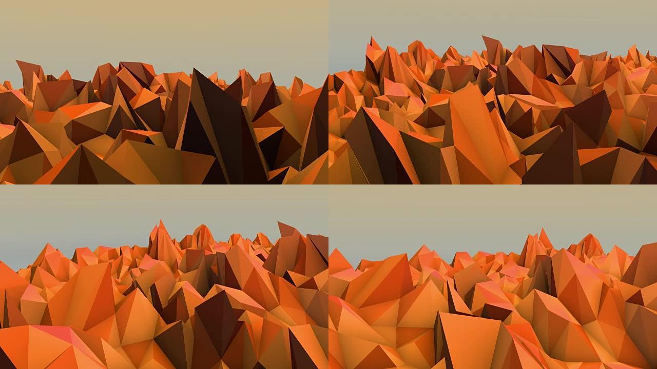 浮雕数学模型表面的3D渲染