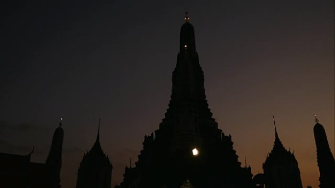 曼谷黎明寺的时间流逝