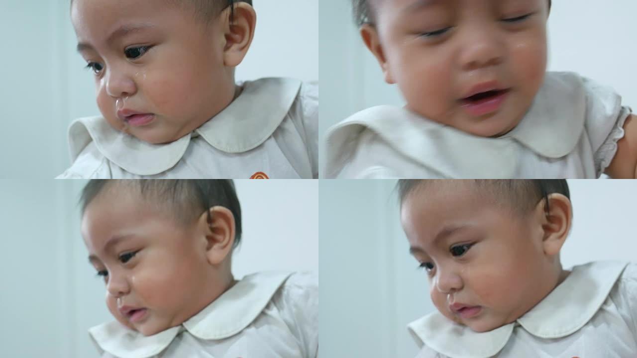 亚洲婴儿哭泣