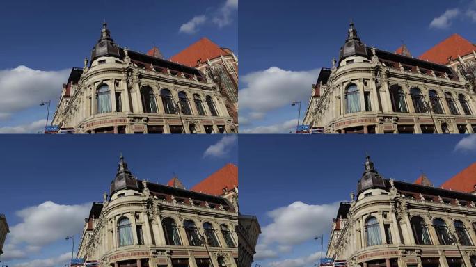 古老的建筑，弗罗茨瓦夫市，波兰，东欧