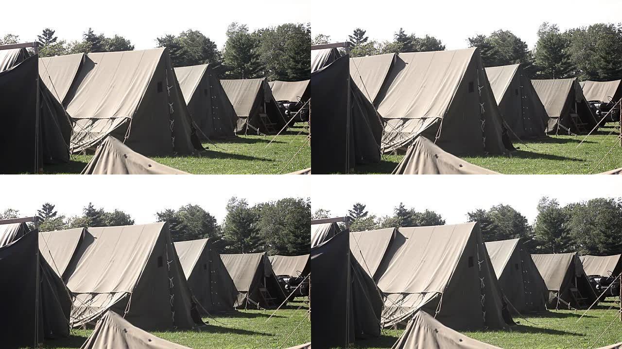 第二次世界大战-美国陆军V3基地的美国帐篷