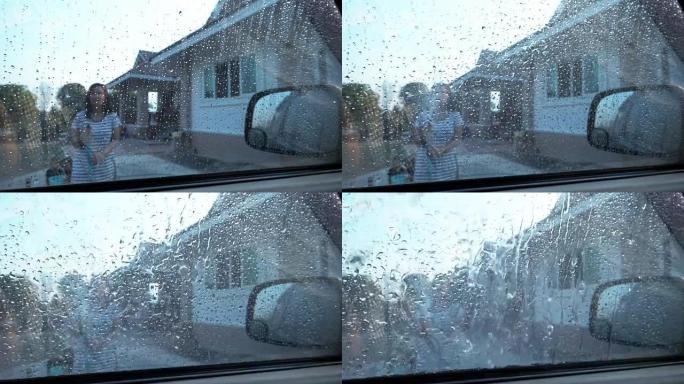 亚洲女性喷水洗车慢动作镜头