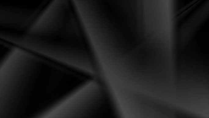 抽象黑色光滑条纹视频动画