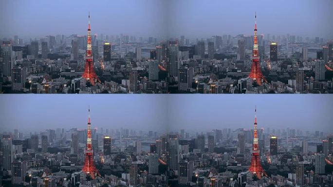 东京塔是位于芝园区的通讯及瞭望塔