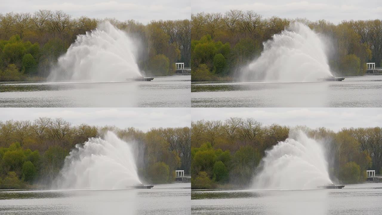 明斯克的大喷泉-慢动作180 fps