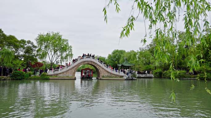 4K扬州蜀冈瘦西湖风景名胜区二十四桥