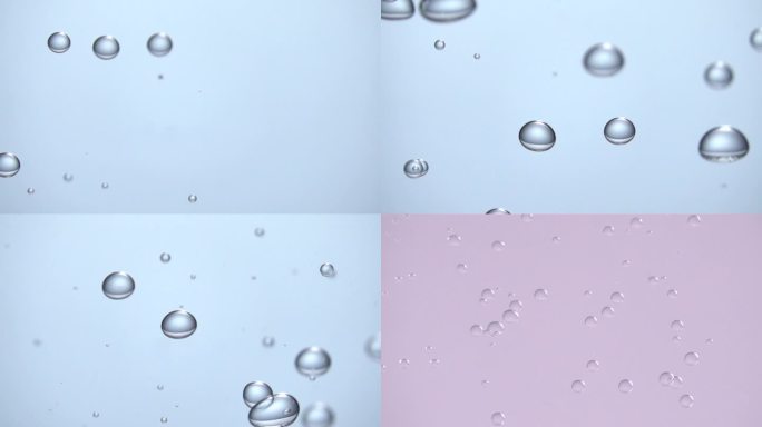 化妆品护肤品纯产品拍摄气泡分子结构