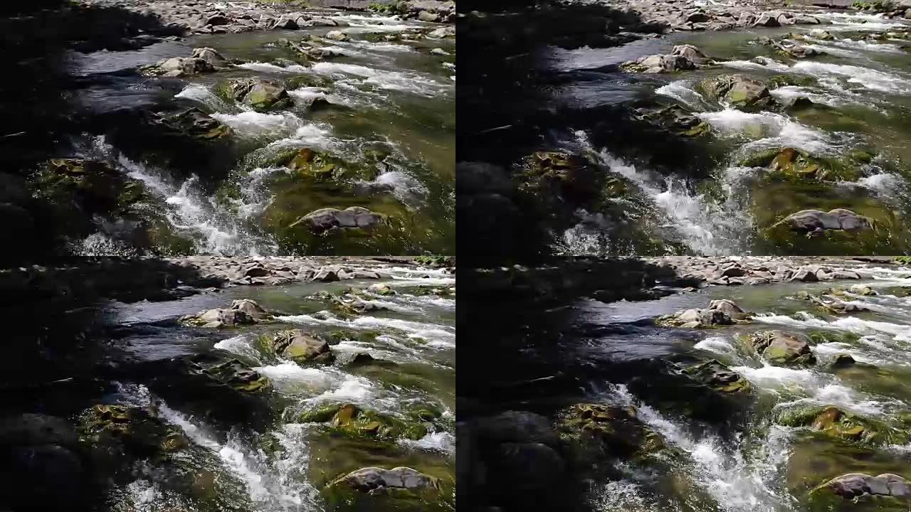 山河石头透明水