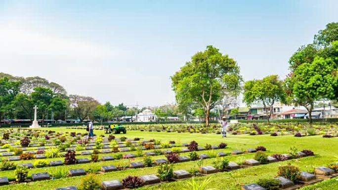 泰国北碧府战争公墓的墓碑