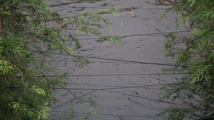 2柬埔寨金边季风季节降雨后的洪水