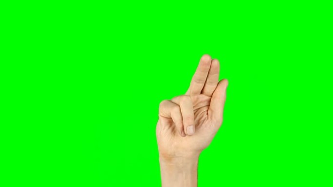 用2个手指的手势正面查看绿色背景。点击双击滑动向上滑动向右左按住拖动捏捏触摸手指手势。绿色屏幕上的多