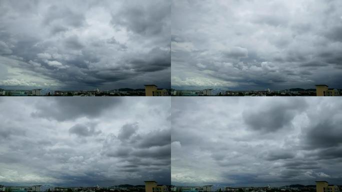 时间流逝: 雨季的云
