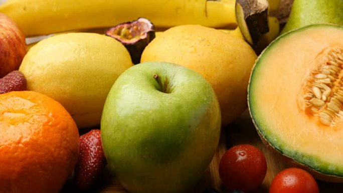 水果健康日常饮食和富含维生素的饮食