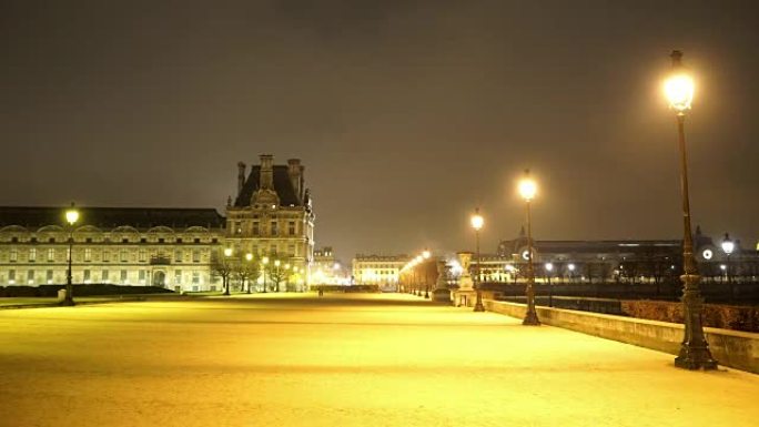 巴黎之夜-卢浮宫大广场