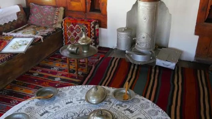 土耳其萨夫兰博卢传统土耳其乡村生活的模拟