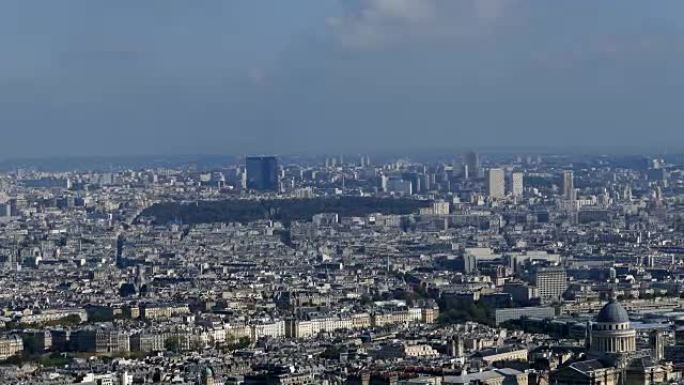 来自蒙帕纳斯塔的4k全景镜头与巴黎