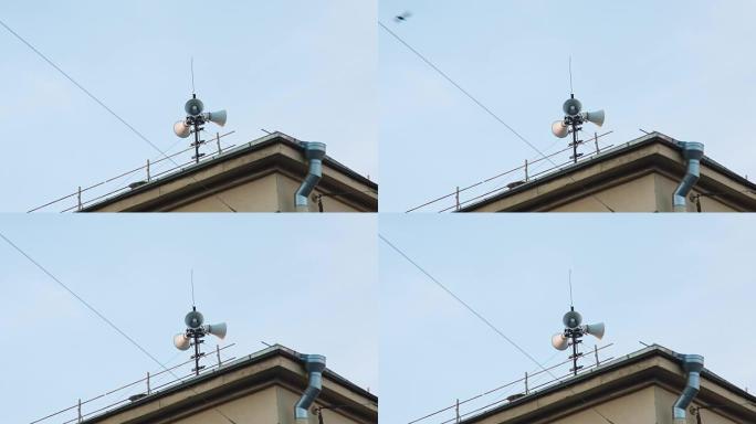 屋顶上的扬声器