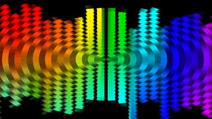抽象柔和彩虹色移动音阶块背景 \ 新质量通用运动动态动画多彩欢乐舞蹈音乐视频素材循环
