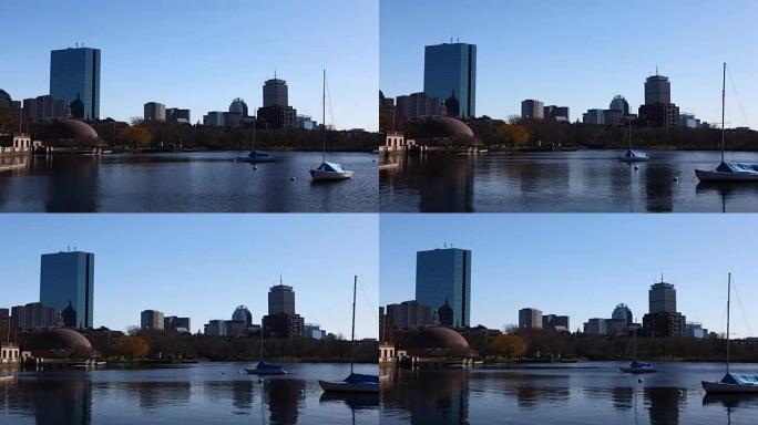 马萨诸塞州波士顿的时光倒流，前景广阔