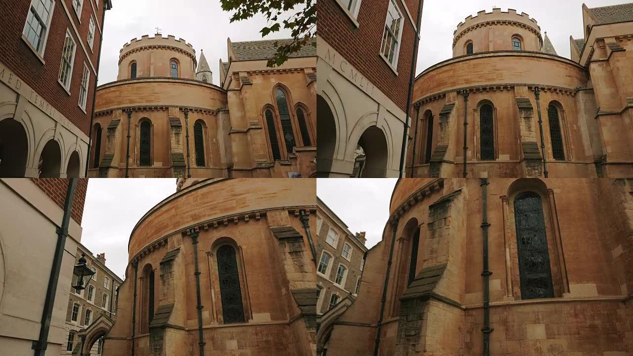 英国伦敦的圣殿教堂的后殿