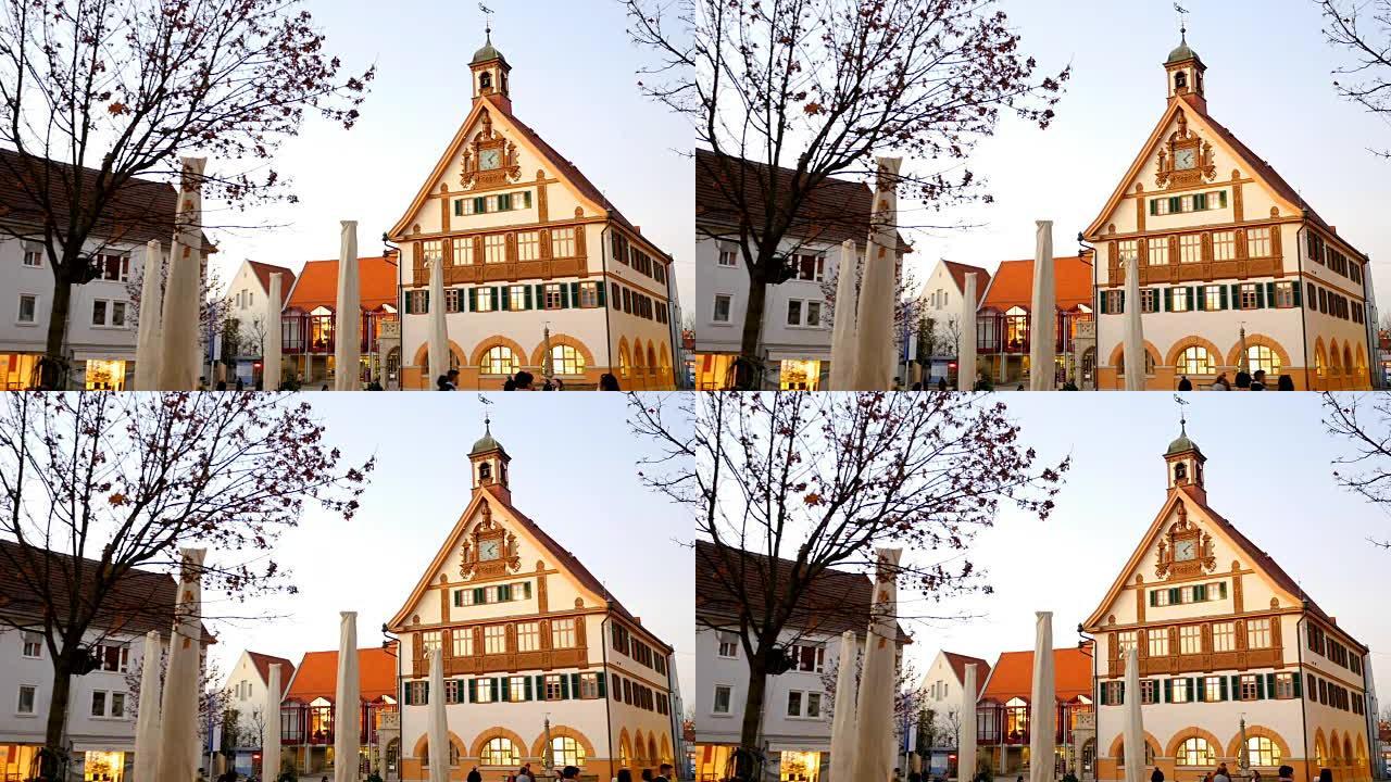 德国的传统半木结构房屋