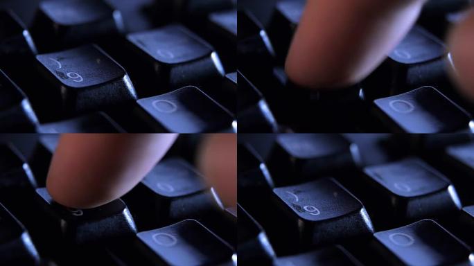 关闭手指按下键盘上的9键。