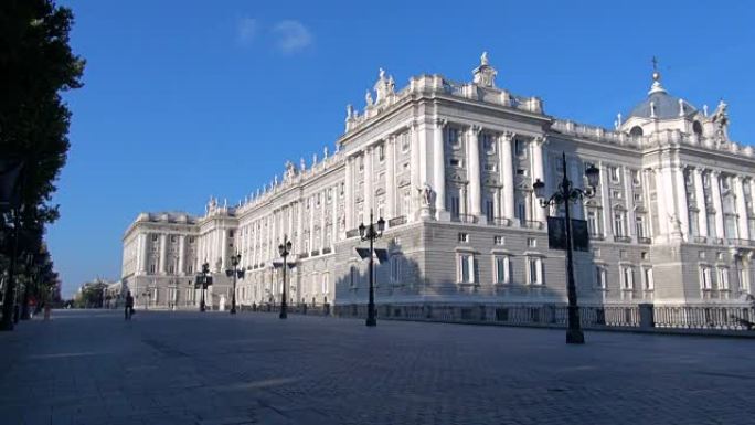 马德里皇宫一侧