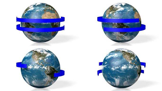 3D地球-全球商业概念