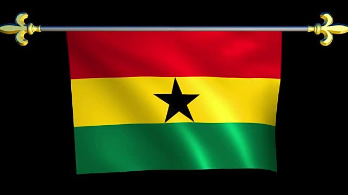 加纳的大型循环动画国旗