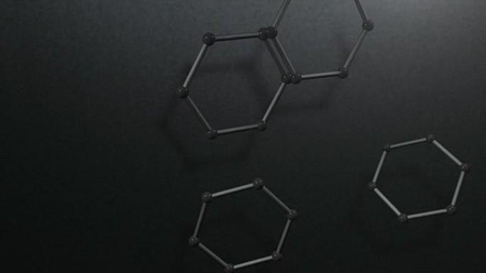 石墨烯分子网格形成。