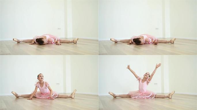 芭蕾舞女演员累了
