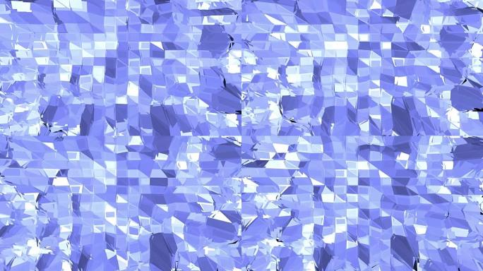 蓝色低聚变化表面作为装饰环境。蓝色多边形几何变化环境或脉动背景卡通低聚流行现代时尚3D设计1。