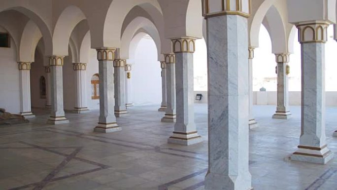 埃及穆斯林清真寺的柱子