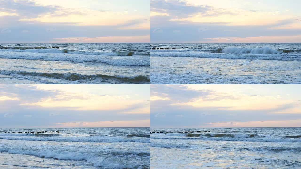波罗的海上的波浪