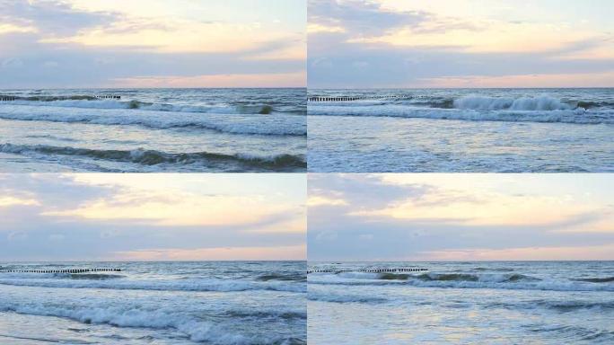 波罗的海上的波浪
